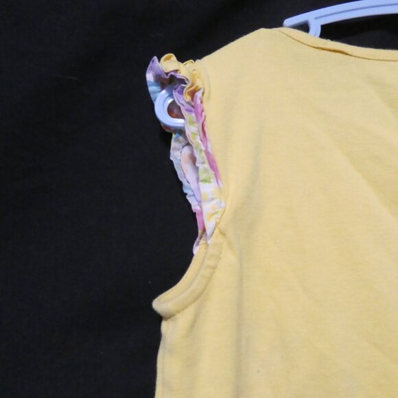 GYMBOREE | size 5 | Yellow Sleeveless Top with Floral Design - Picture 9 of 14